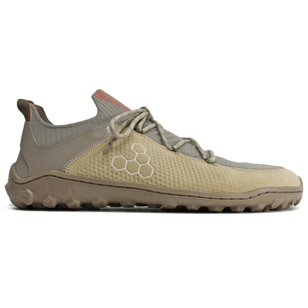 Vivobarefoot Tracker Decon Low FG2 Leather Textile Mens Trainers#color_ancient scroll
