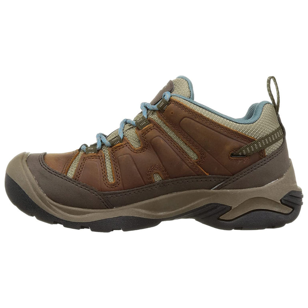 Keen Circadia Leather And Mesh Women's Waterproof Hiking Trainers#color_syrup north atlantic