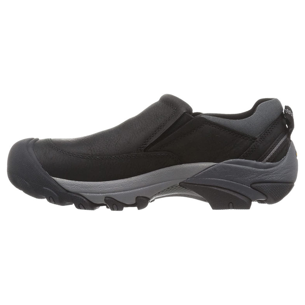 Keen Targhee II Soho Leather Men's Slip-On Hiking Shoes#color_black black