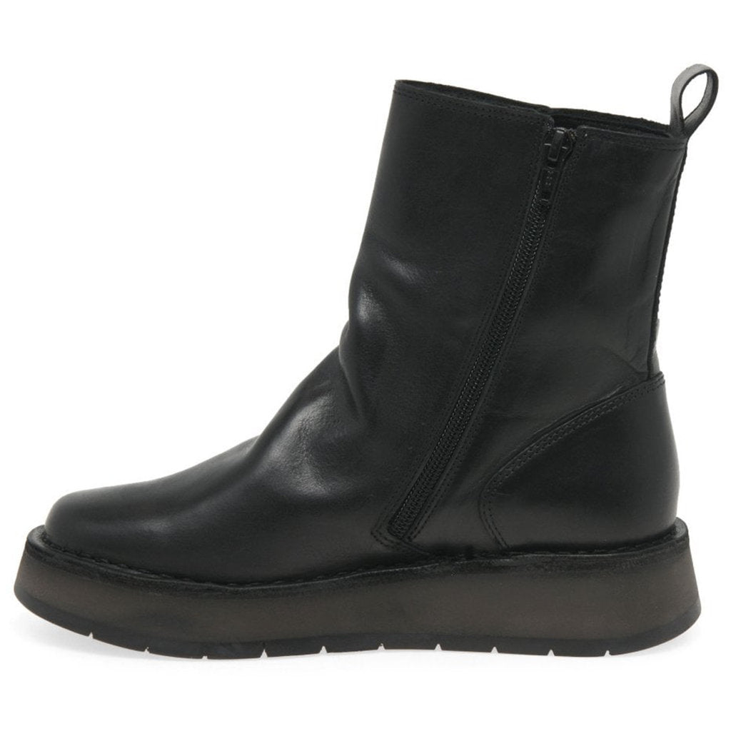 Fly London RENO053FLY Rug Leather Womens Boots#color_black