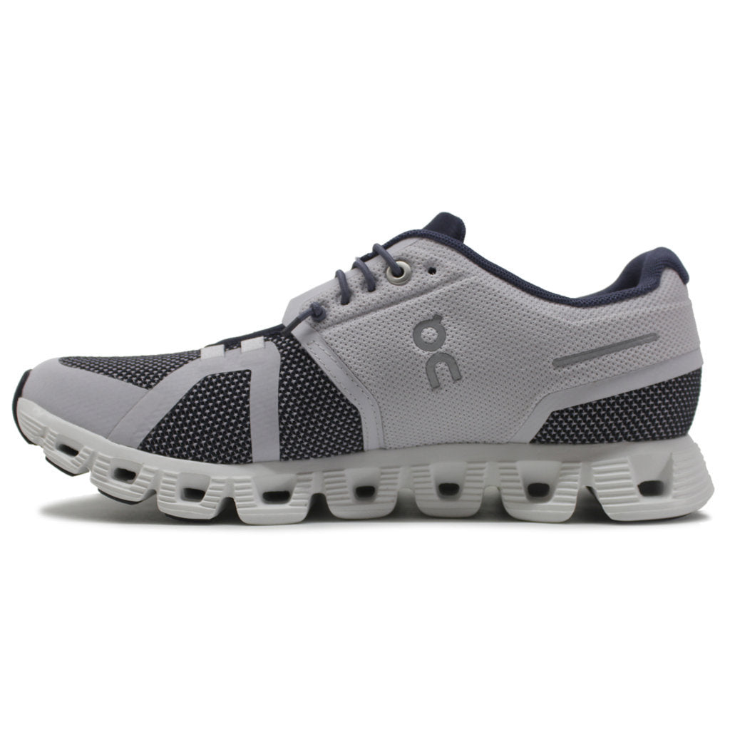 On Running Cloud 5 Combo Textile Women's Low-Top Trainers#color_lavender ink
