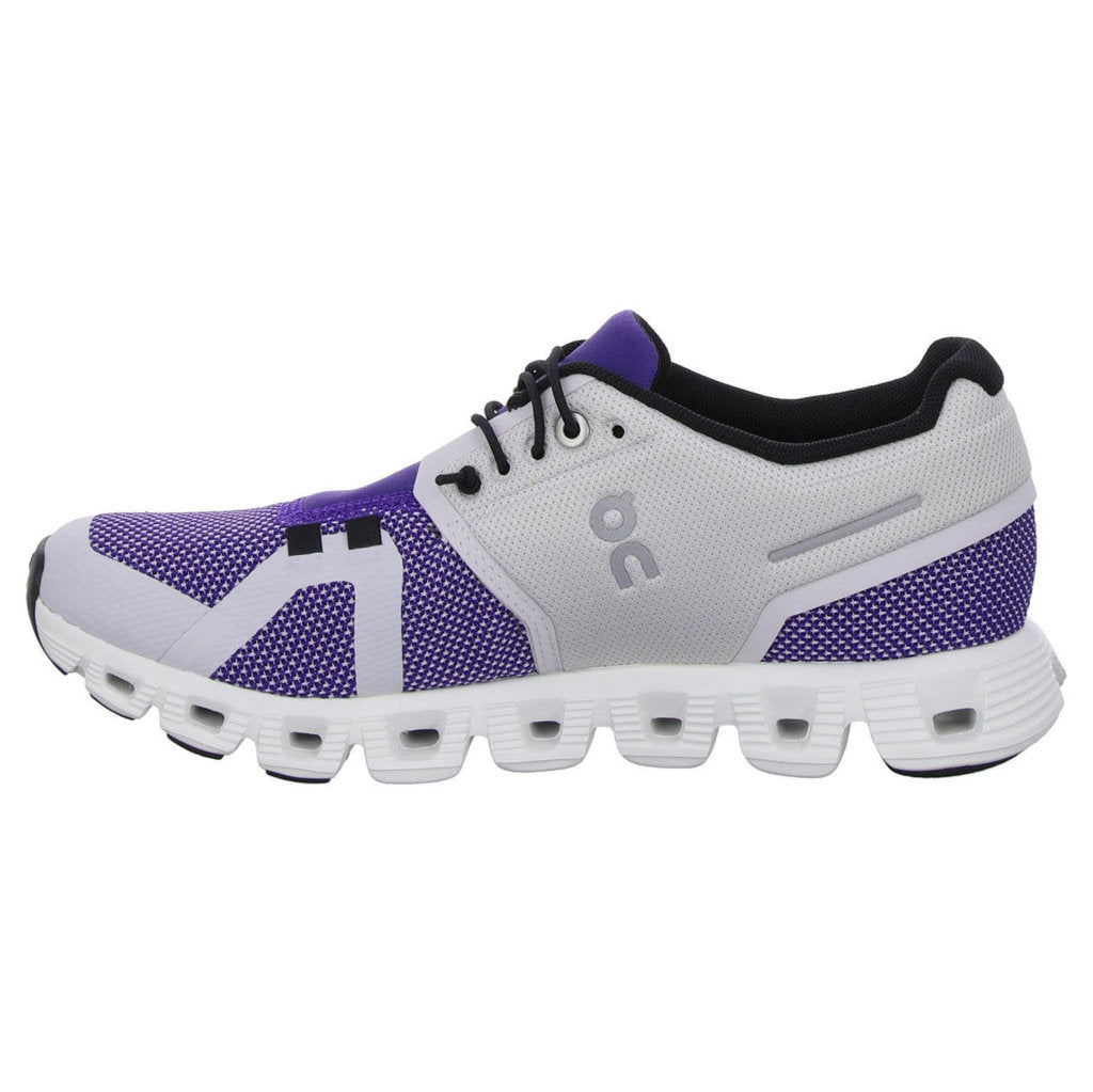 On Running Cloud 5 Combo Textile Women's Low-Top Trainers#color_frost twilight
