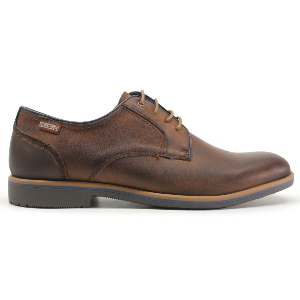 Pikolinos Leon M4V-4074BFC1 Leather Mens Shoes#color_cuero