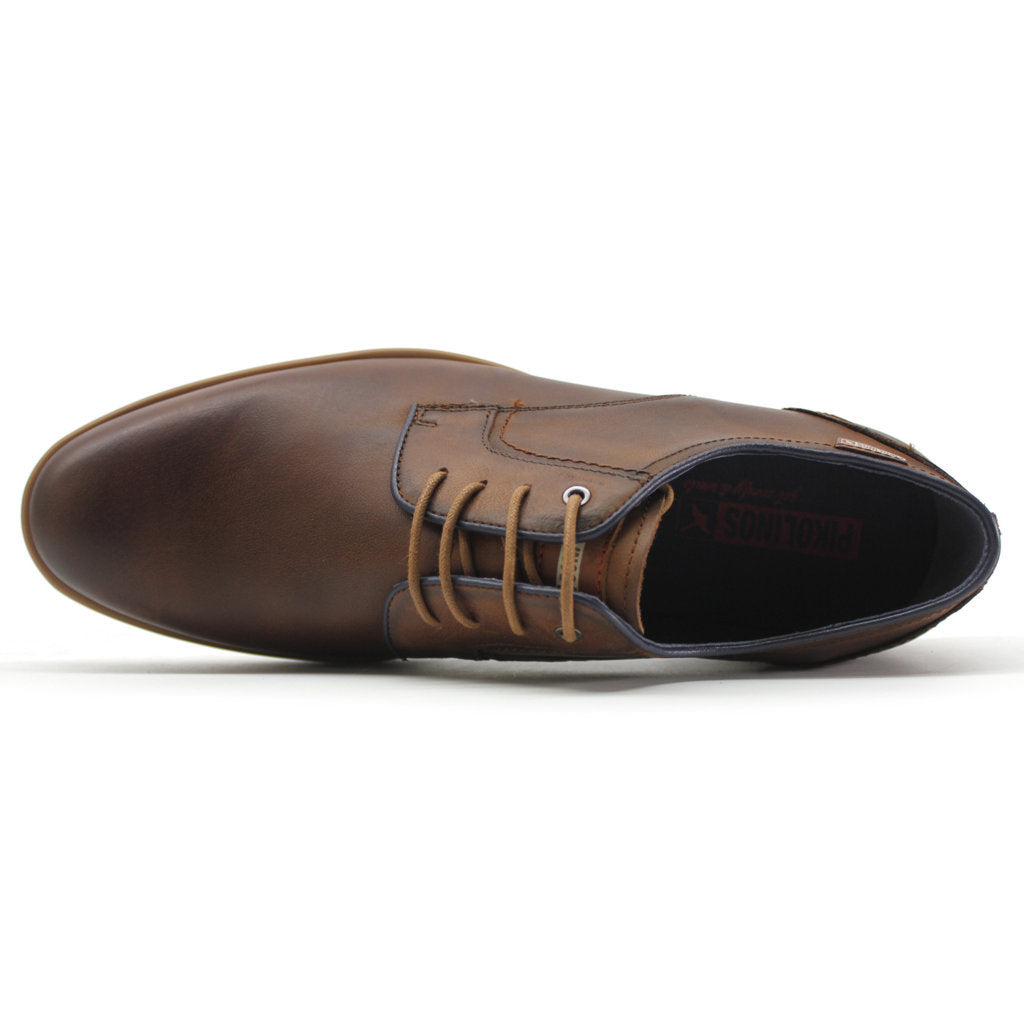 Pikolinos Leon M4V-4074BFC1 Leather Mens Shoes#color_cuero
