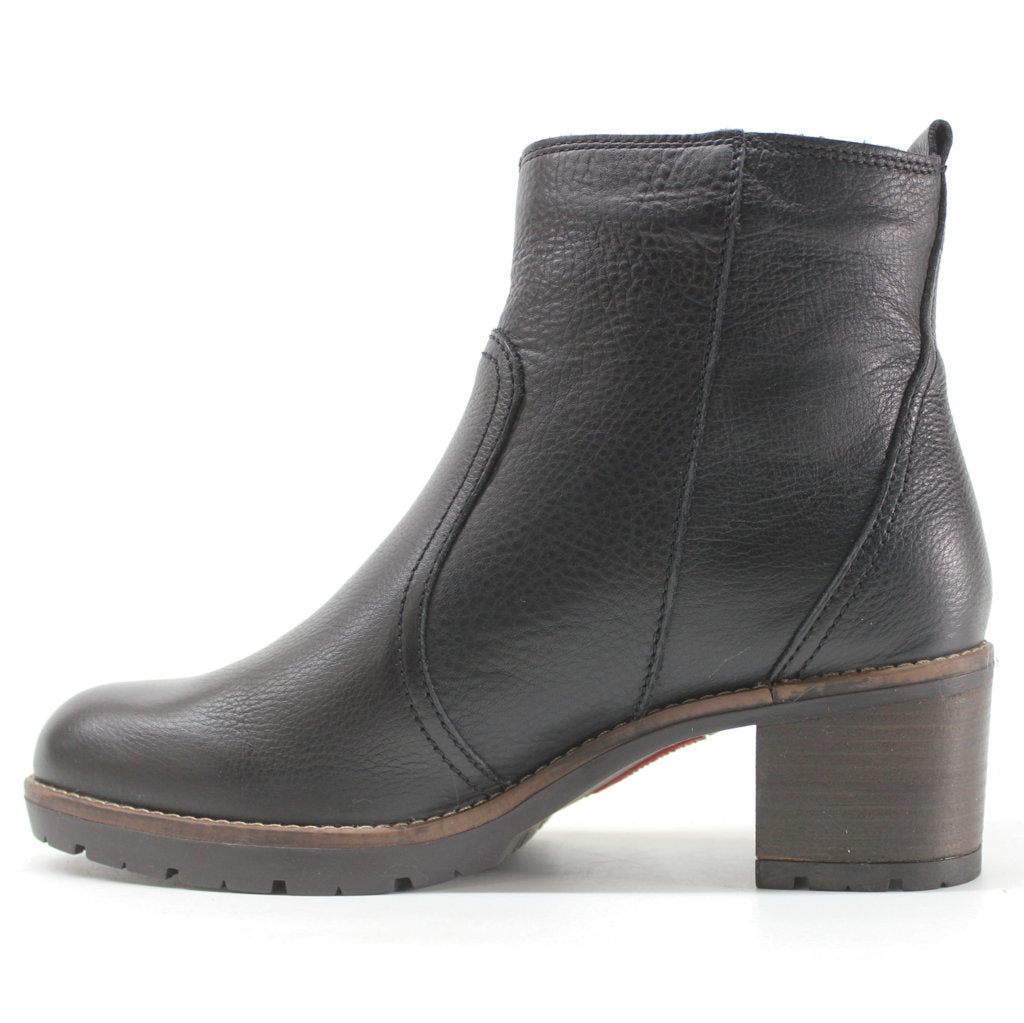 Pikolinos Llanes W7H-SY8632 Leather Womens Boots#color_black