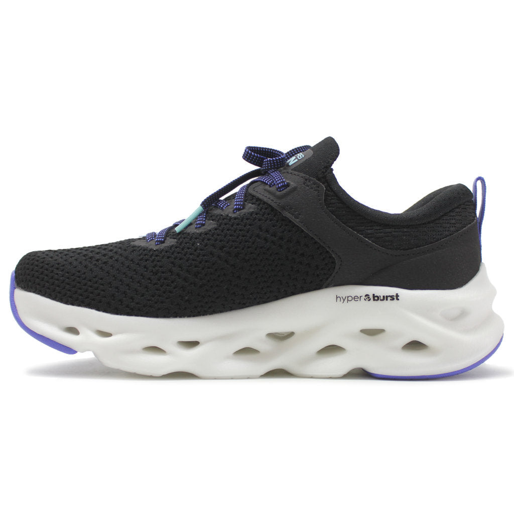Skechers Go Run Glide Step Max - Dash Charge Textile Women's Low-Top Trainers#color_black