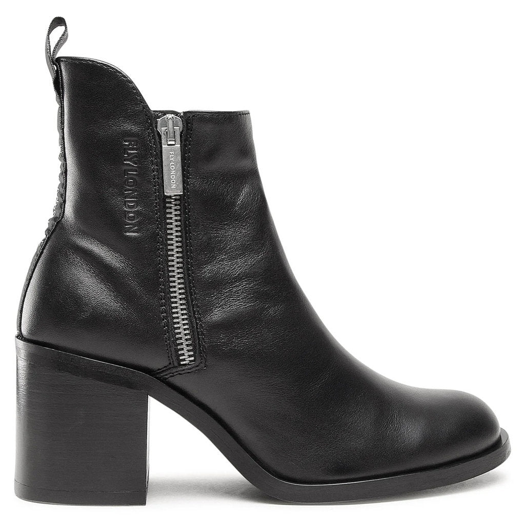Fly London ADER912FLY Leather Womens Boots#color_black