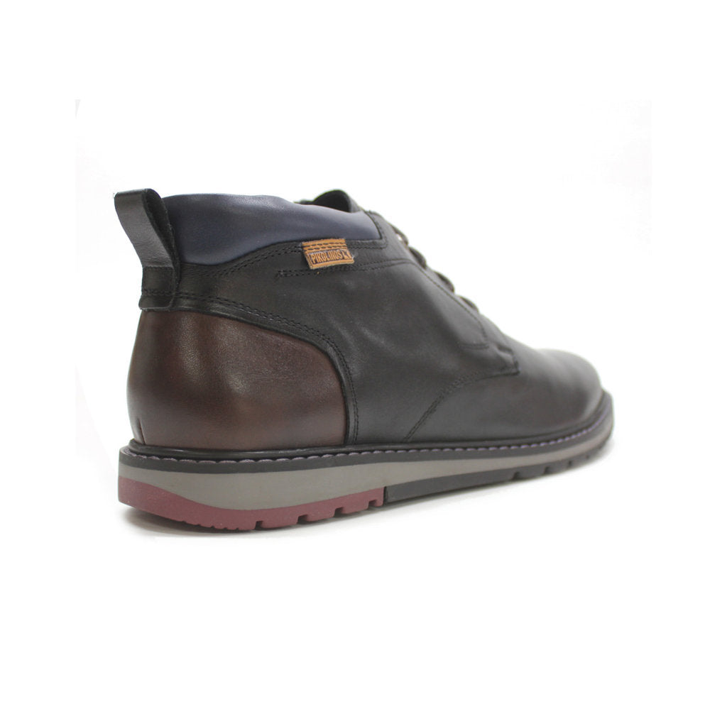 Pikolinos Berna M8J-8181 Leather Mens Boots#color_black