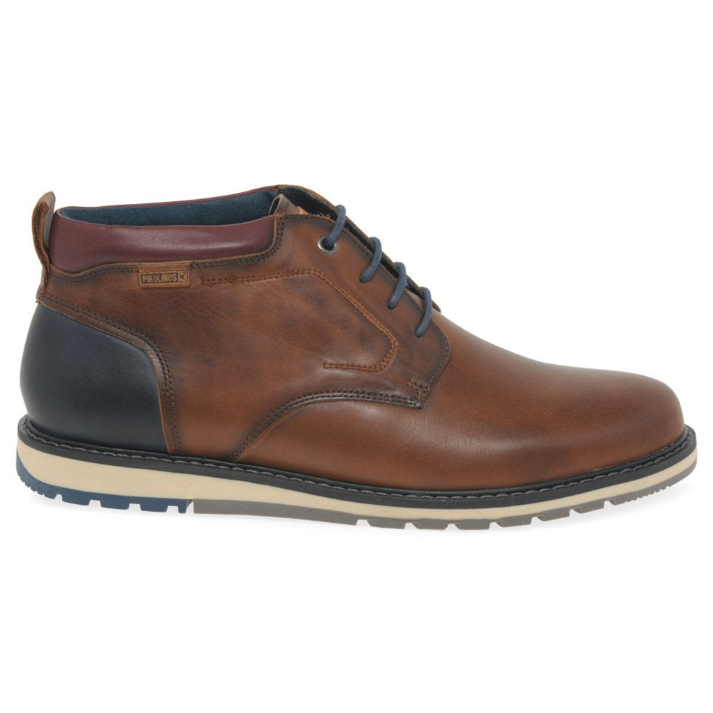 Pikolinos Berna M8J-8181 Leather Mens Boots#color_cuero