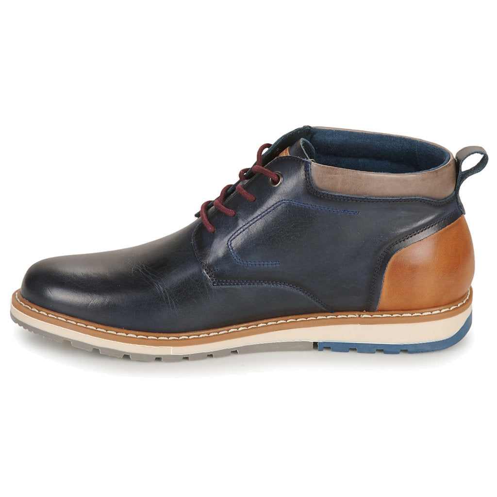Pikolinos Berna M8J-8181 Leather Mens Boots#color_blue
