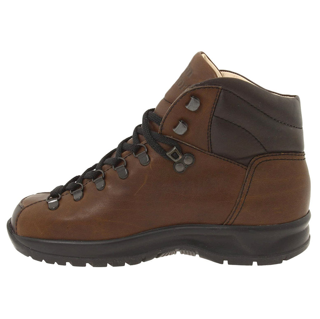 Finn Comfort Garmisch Premium Oiled Leather Men's Shoes#color_brown