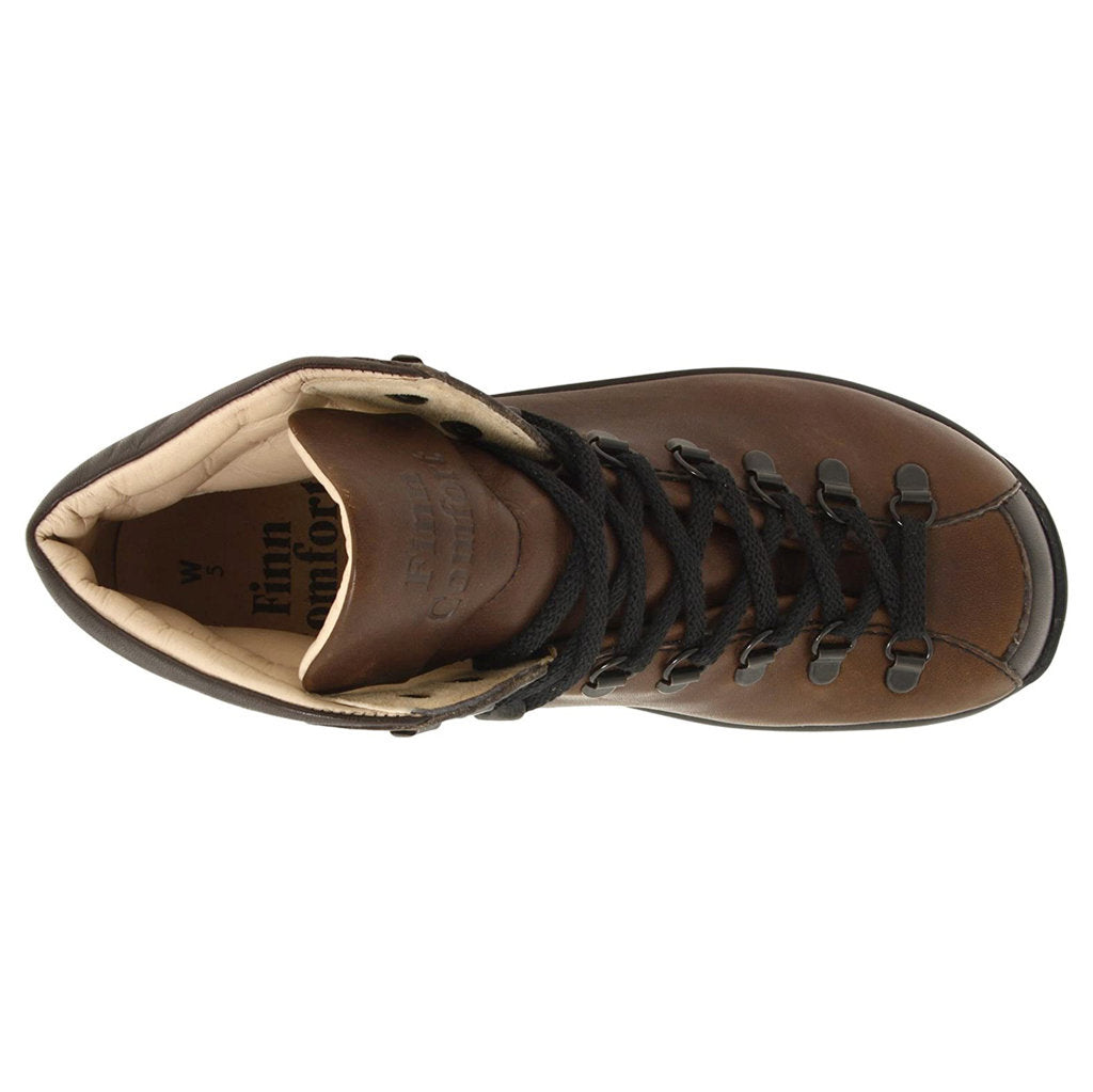 Finn Comfort Garmisch Premium Oiled Leather Men's Shoes#color_brown