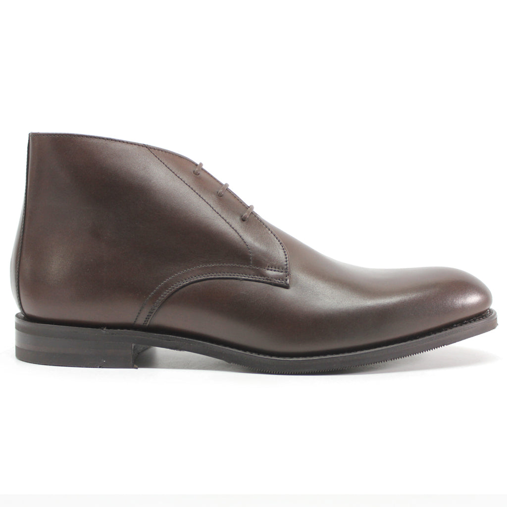 Loake Deangate Polished Leather Men's Chukka Boots#color_scorched walnut