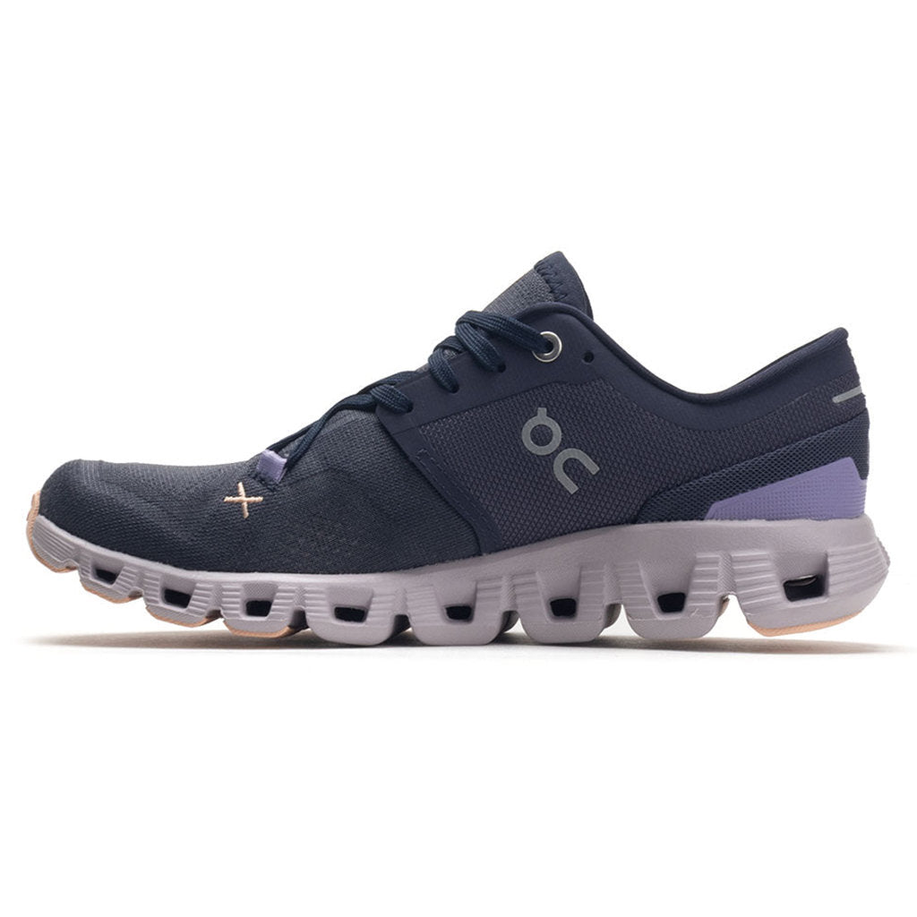 On Running Cloud X 3 Textile Women's Low-Top Trainers#color_iron fade