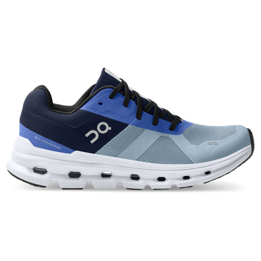 On Running Cloudrunner Textile Men's Low-Top Trainers#color_metal midnight