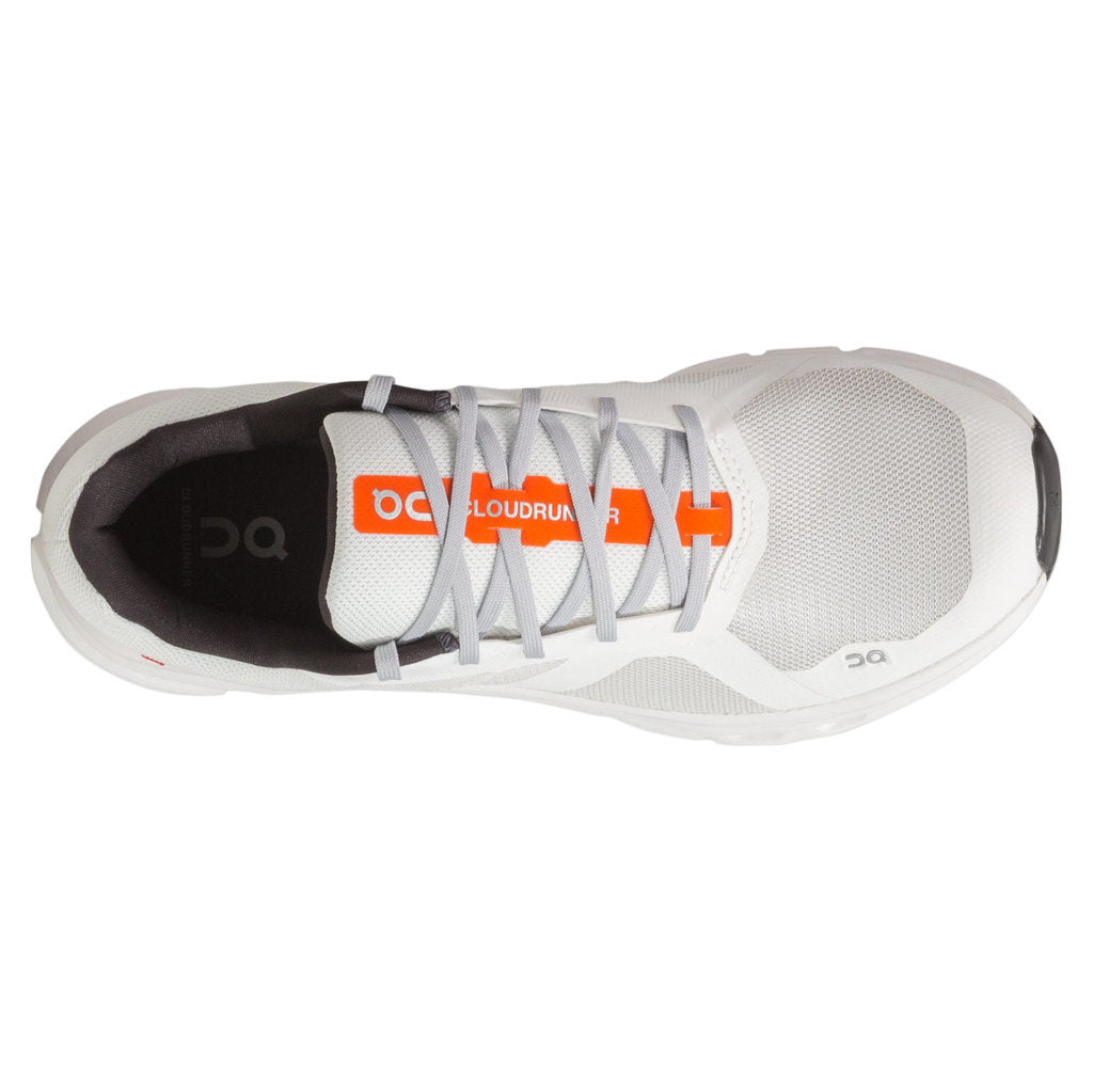 On Running Cloudrunner Textile Men's Low-Top Trainers#color_undyed white flame