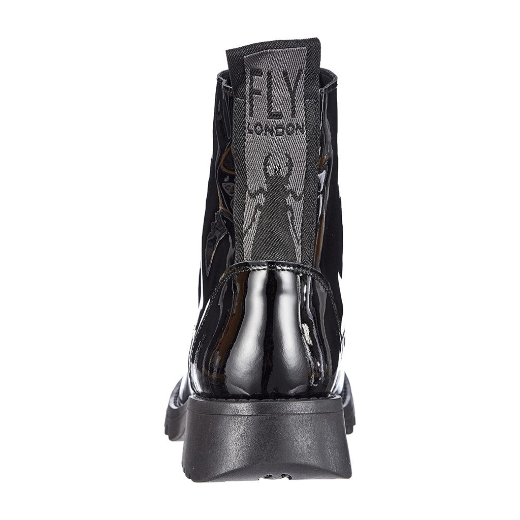 Fly London RAGI539FLY Patent Leather Womens Boots#color_black