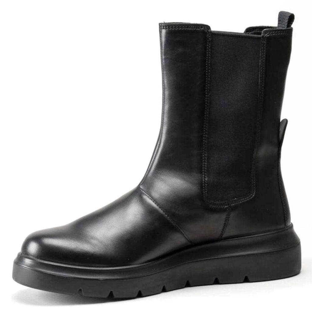 Ecco Nouvelle 216223 Leather Womens Boots#color_black