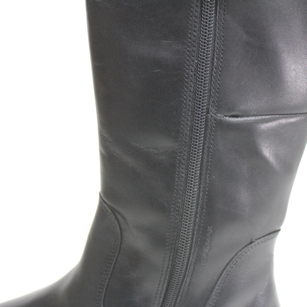 Ecco Womens Boots Modtray 490073 Casual Zip-Up Knee-High Leather - UK 7.5