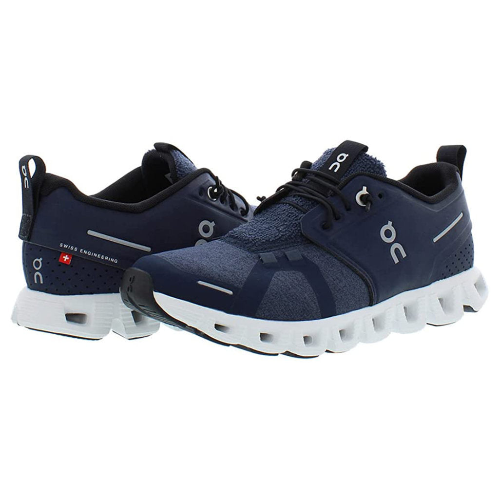 On Running Cloud 5 Terry Textile Women's Low-Top Trainers#color_ink navy
