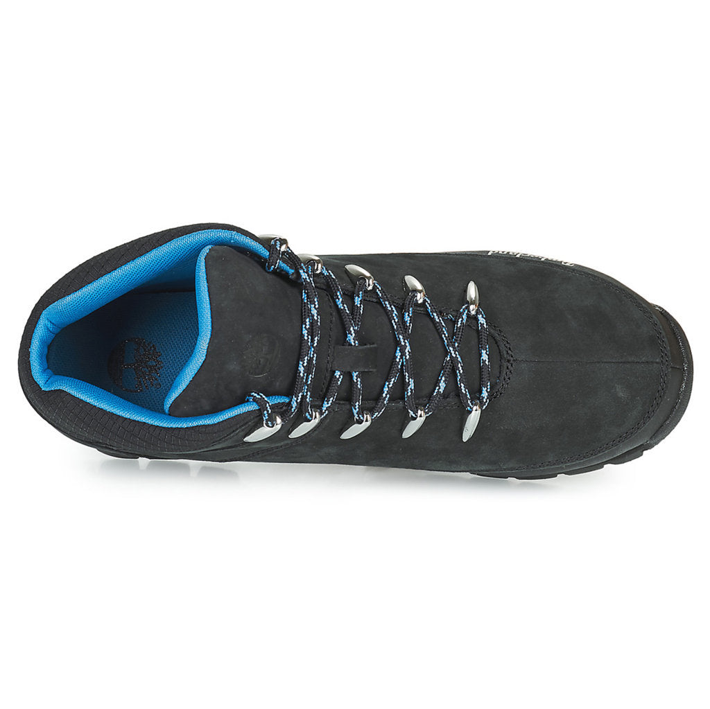 Timberland Euro Sprint Mid Hiker Nubuck Mens Boots#color_black blue