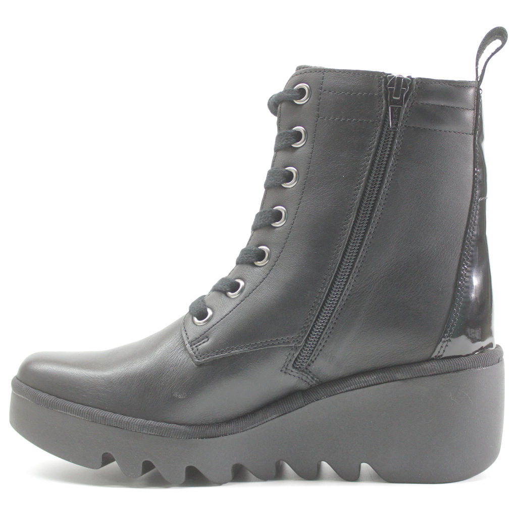 Fly London BIAZ329FLY Leather Womens Boots#color_black black