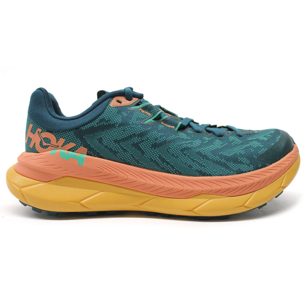 Hoka One One Tecton X Mesh Women's Low-Top Trail Trainers#color_deep teal water garden