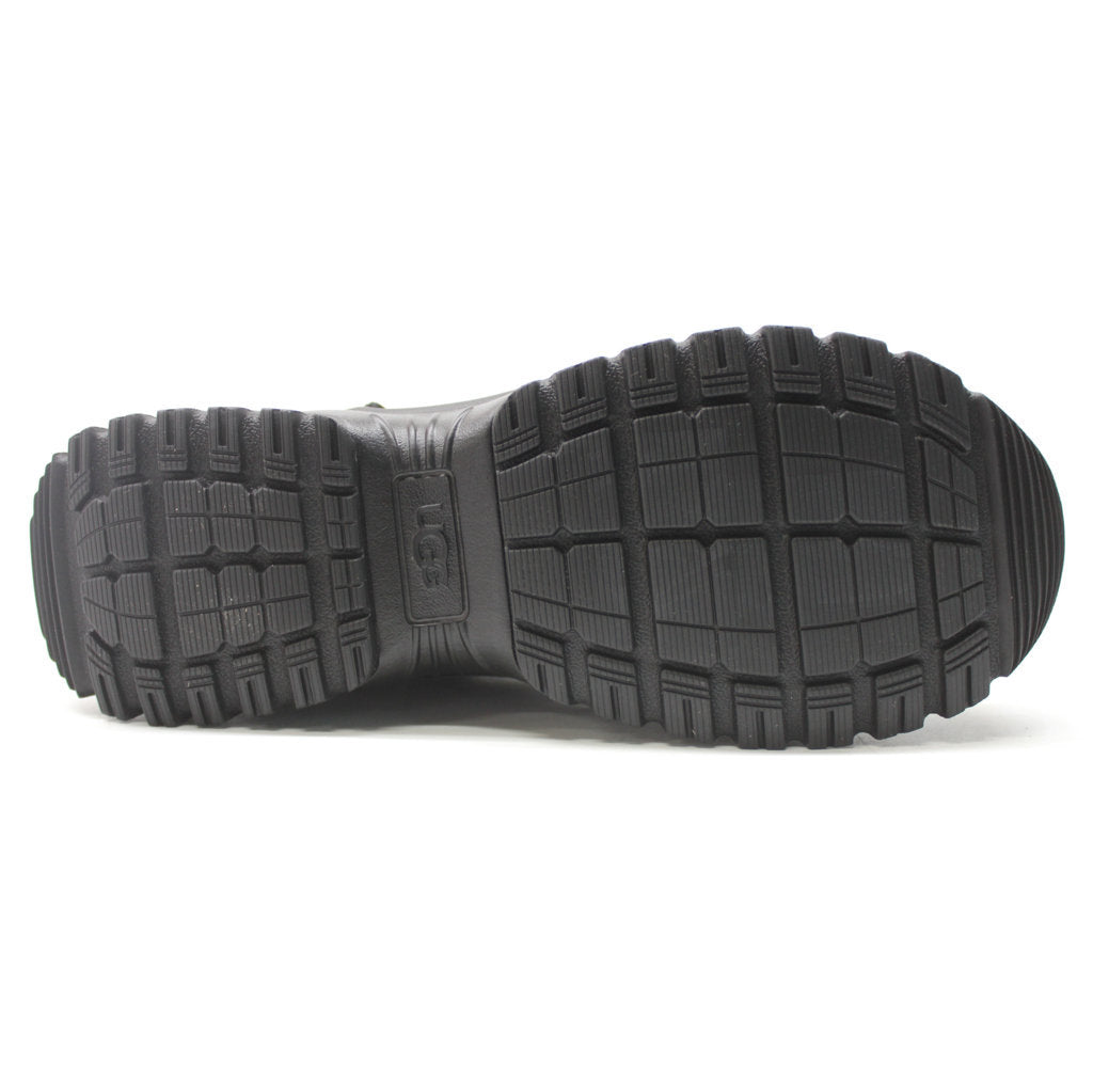 UGG Yose Fluff V2 Waterproof Leather Women's Winter Boots#color_black