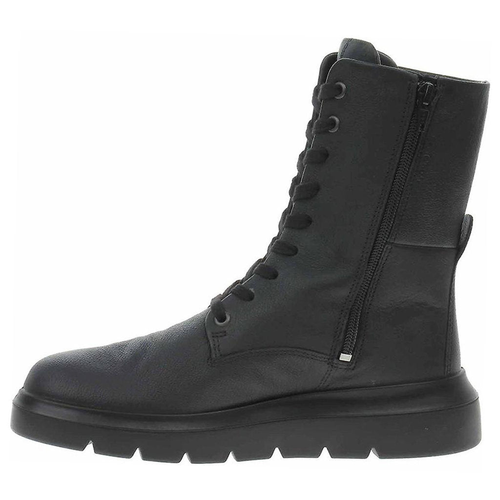 Ecco Nouvelle 216213 Leather Womens Boots#color_black