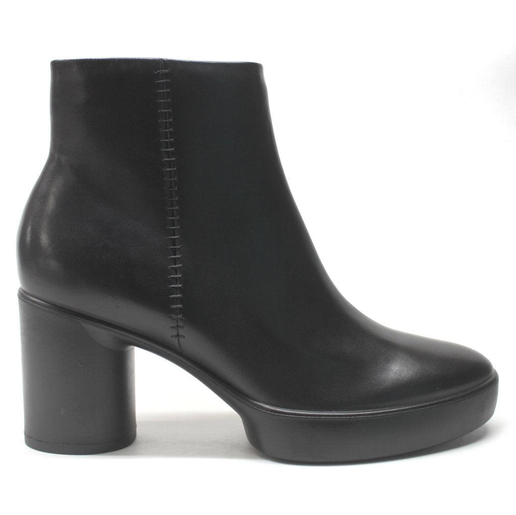 Ecco Shape Sculpted Motion 55 Leather Womens Boots#color_black