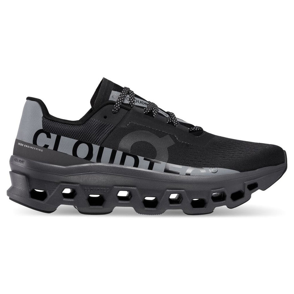 On Running Cloudmonster Lumos Textile Women's Low-Top Trainers#color_black