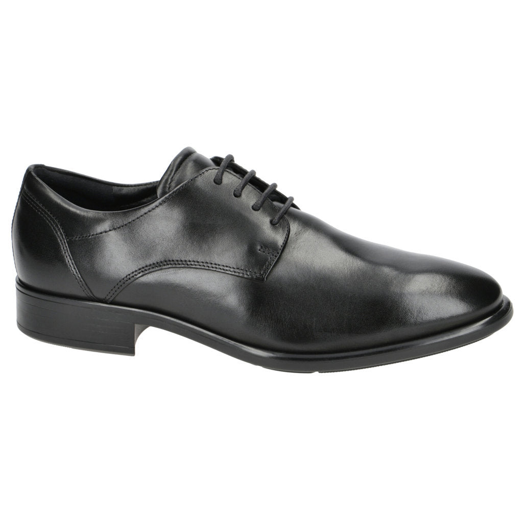 Ecco Citytray Leather Mens Shoes#color_black