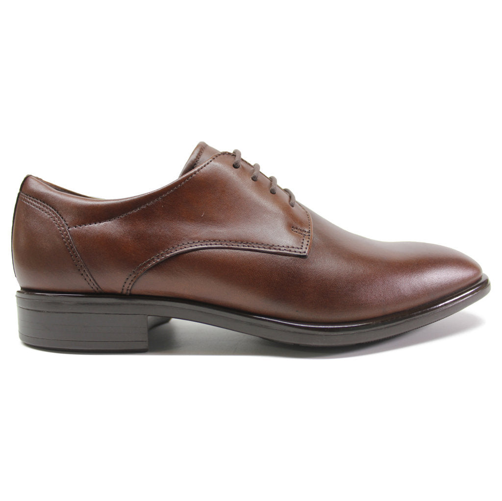 Ecco Mens Shoes Citytray Formal Lace-Up Low-Profile Derby Leather - UK 10.5-11