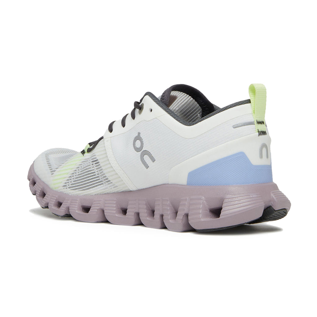 On Running Cloud X 3 Shift Textile Women's Low-Top Trainers#color_white heron