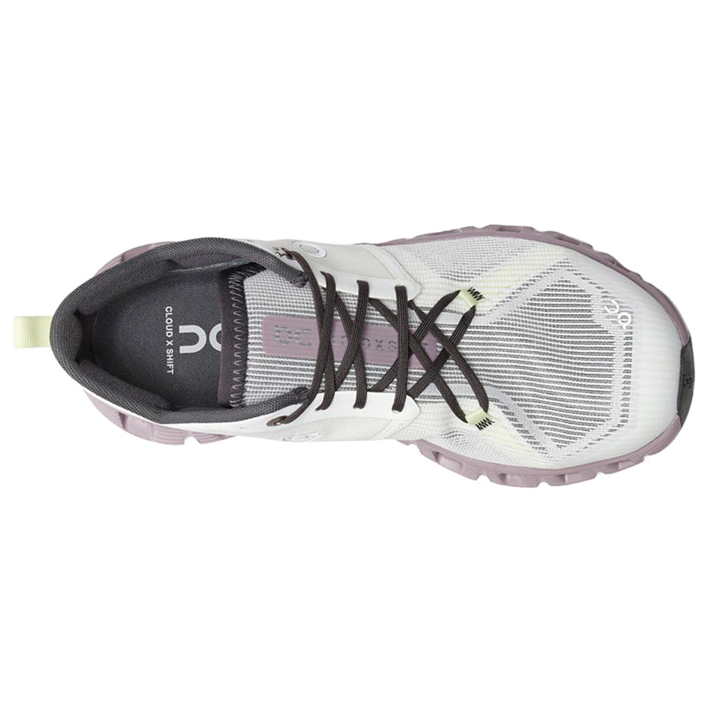 On Running Cloud X 3 Shift Textile Women's Low-Top Trainers#color_white heron