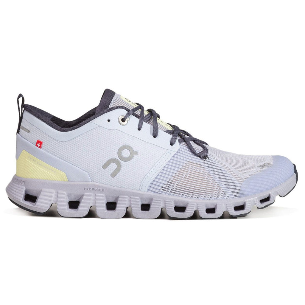 On Running Cloud X 3 Shift Textile Women's Low-Top Trainers#color_heather midnight