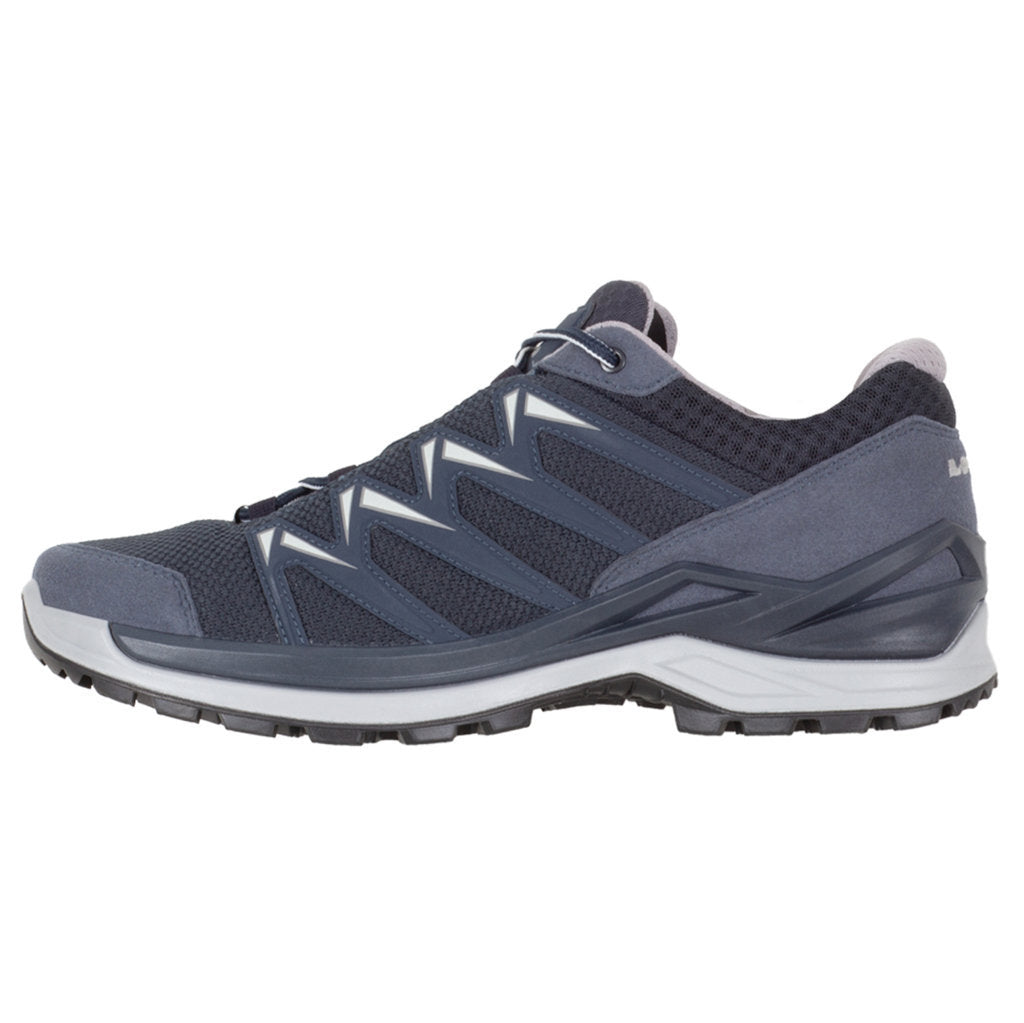 Lowa Innox Pro GTX Lo Synthetic Men's Hiking Trainers#color_steel blue offwhite