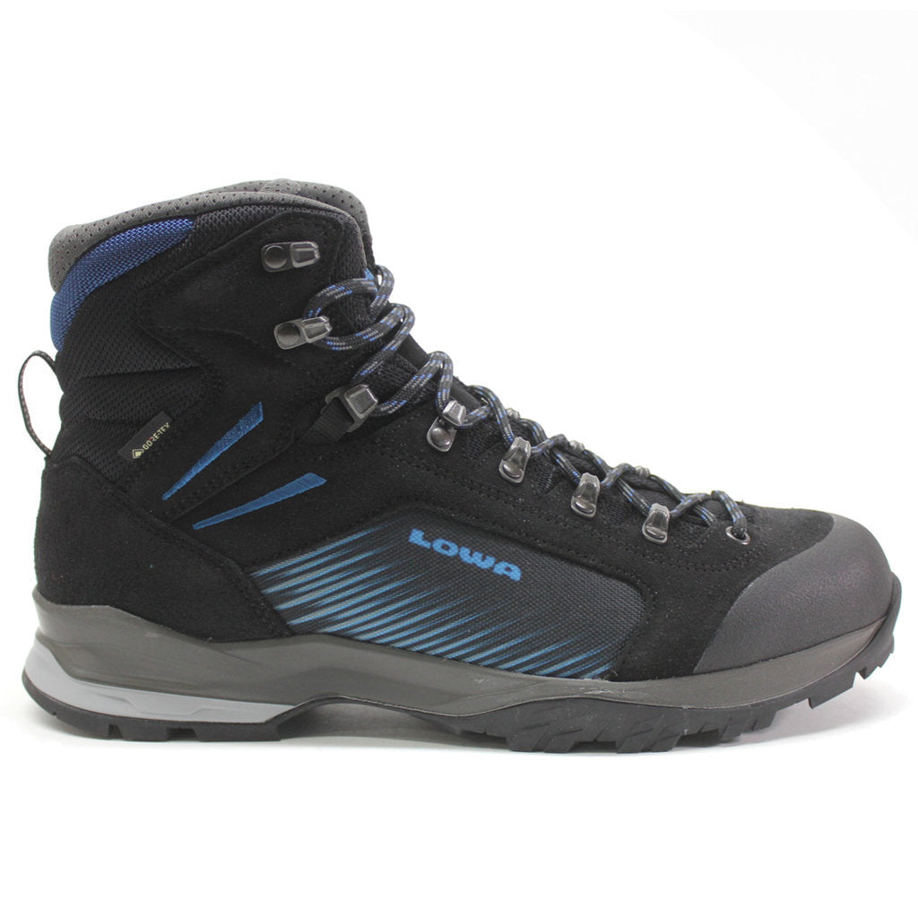 Lowa Vigo GTX Suede Leather Men's Hiking Boots#color_black blue