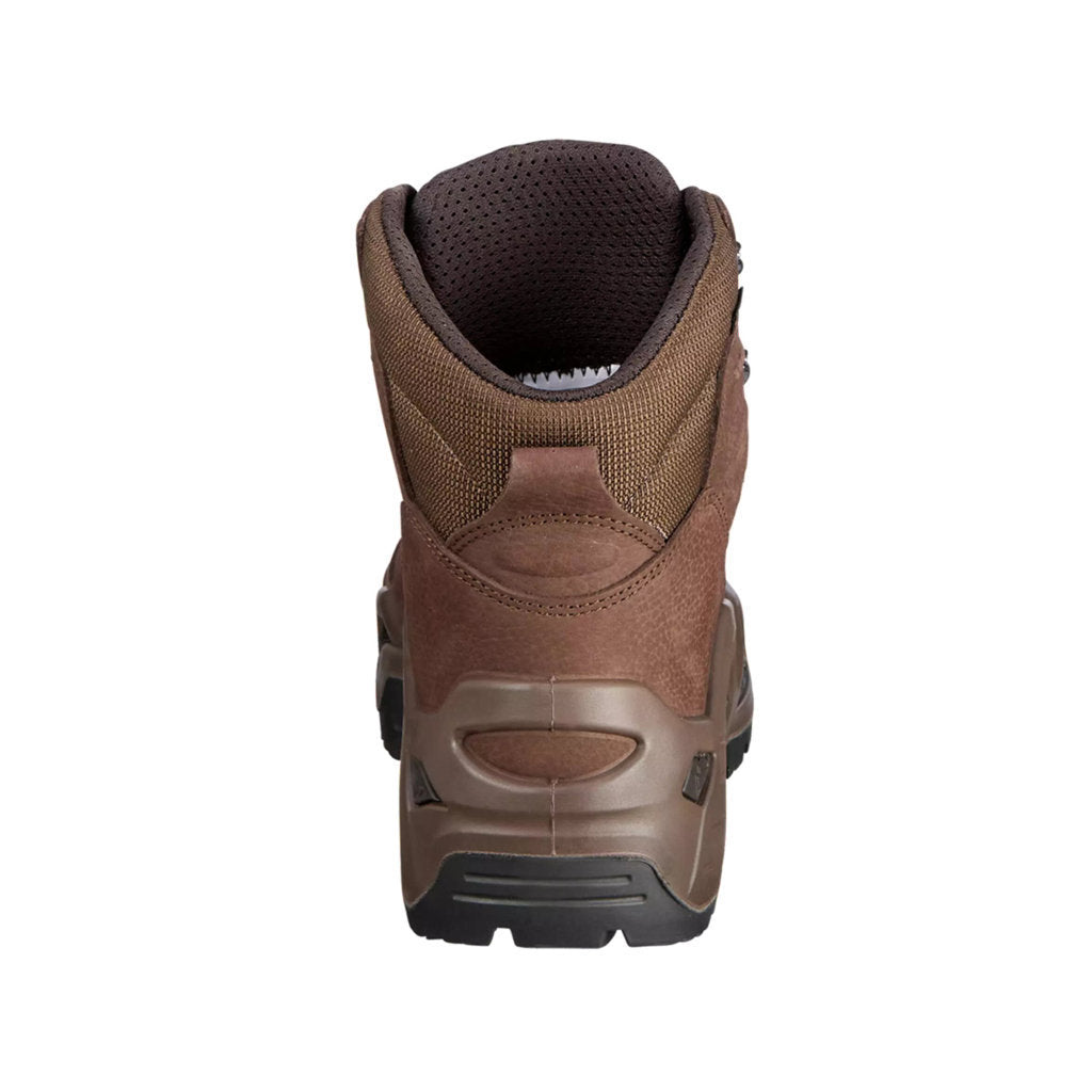 Lowa Z-6N GTX C Nubuck Leather Men's Tactical Combat Boots#color_dark brown
