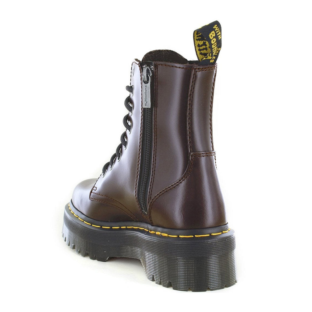 Dr. Martens Jadon Smooth Leather Unisex Boots#color_burgundy