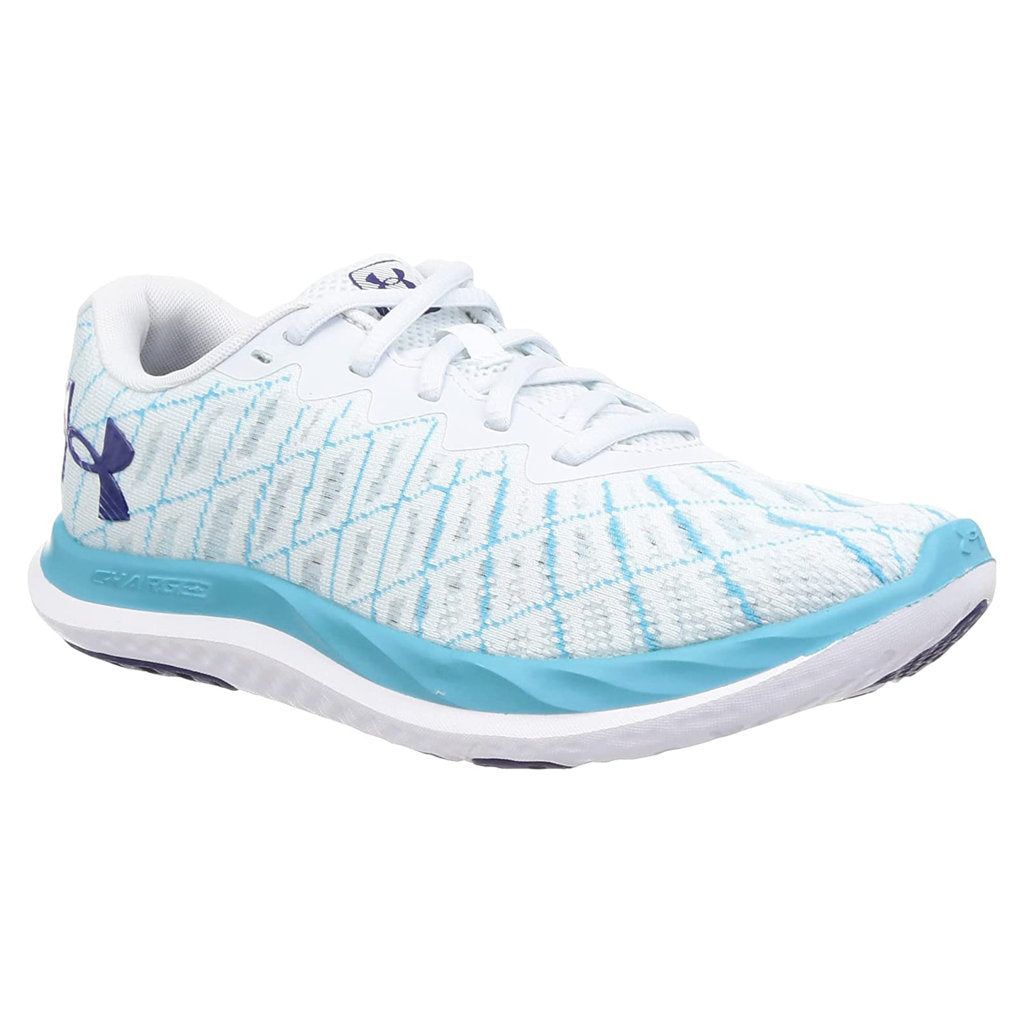Under Armour Charged Breeze 2 Textile Women's Low-Top Trainers#color_grey blue