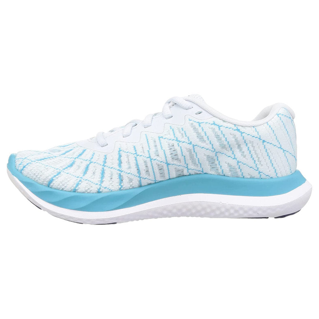 Under Armour Charged Breeze 2 Textile Women's Low-Top Trainers#color_grey blue