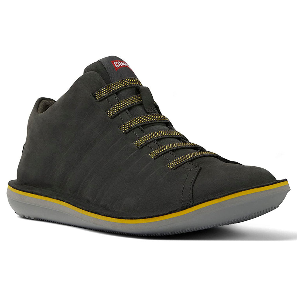 Camper Beetle Nubuck Leather Men's Slip-On Shoes#color_grey