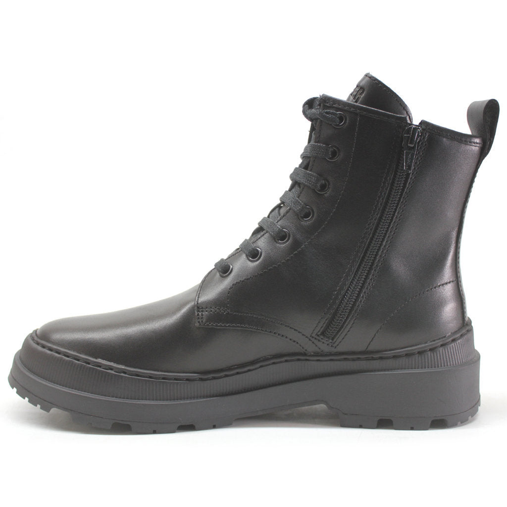 Camper Brutus Trek GTX Polished Leather Men's Ankle Boots#color_black