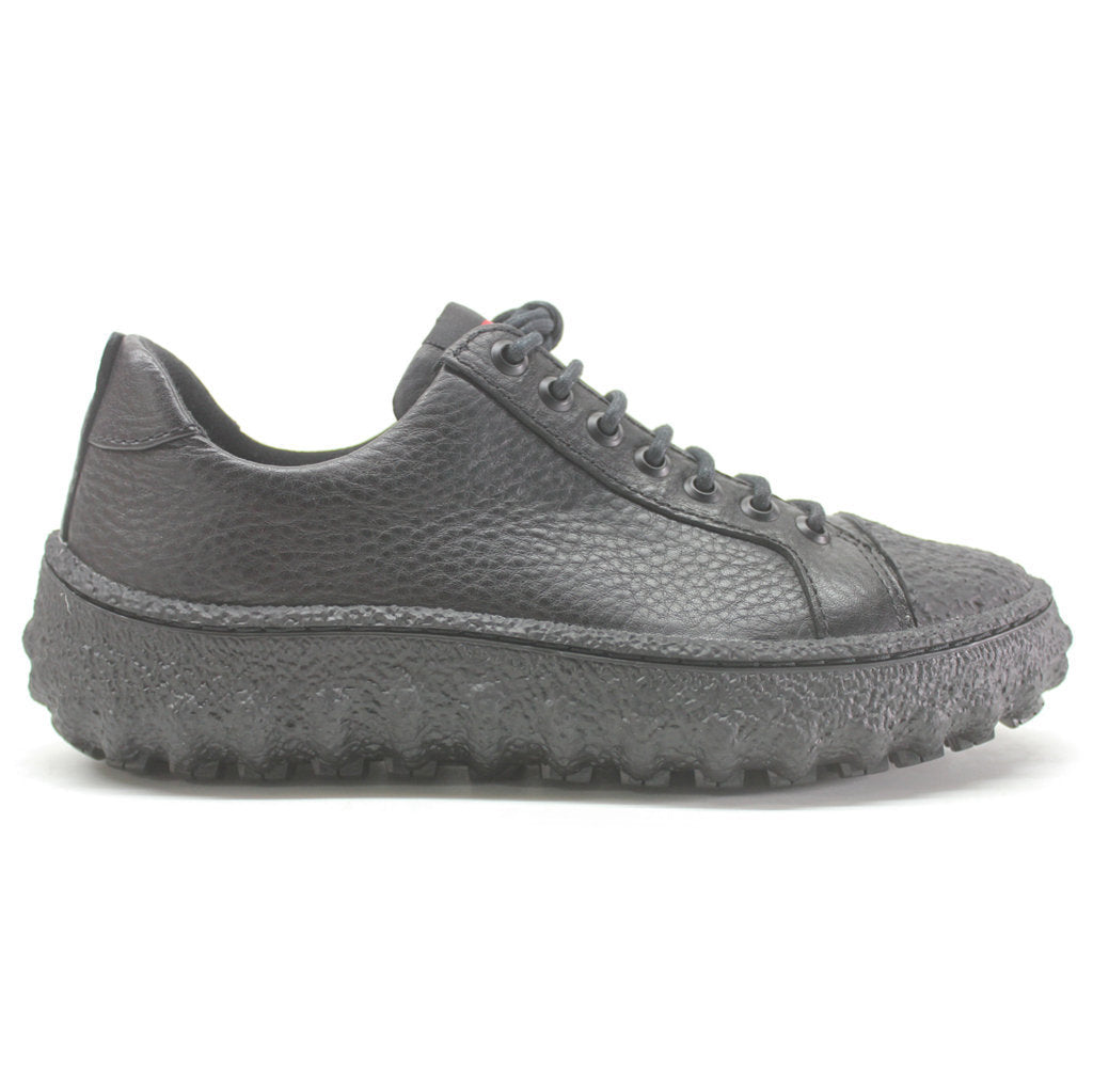 Camper Ground Calfskin Leather Women's Shoes#color_black