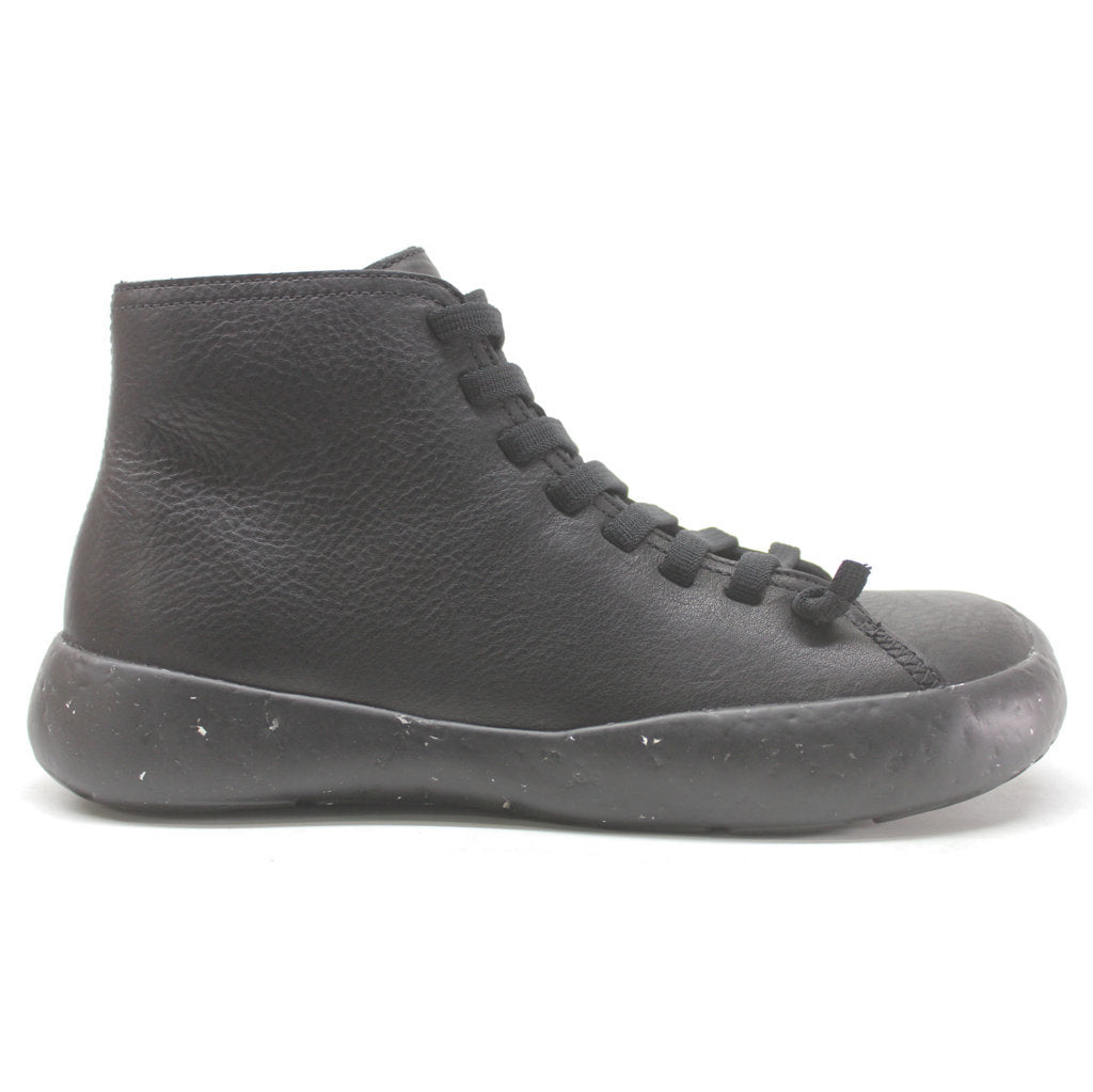 Camper Peu Stadium Calfskin Leather Men's Ankle Boots#color_black