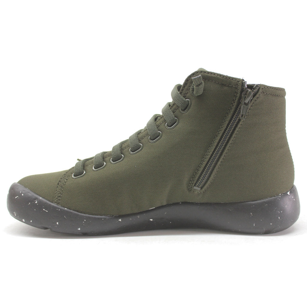 Camper Peu Stadium Taxtile Women's Ankle Boots#color_green
