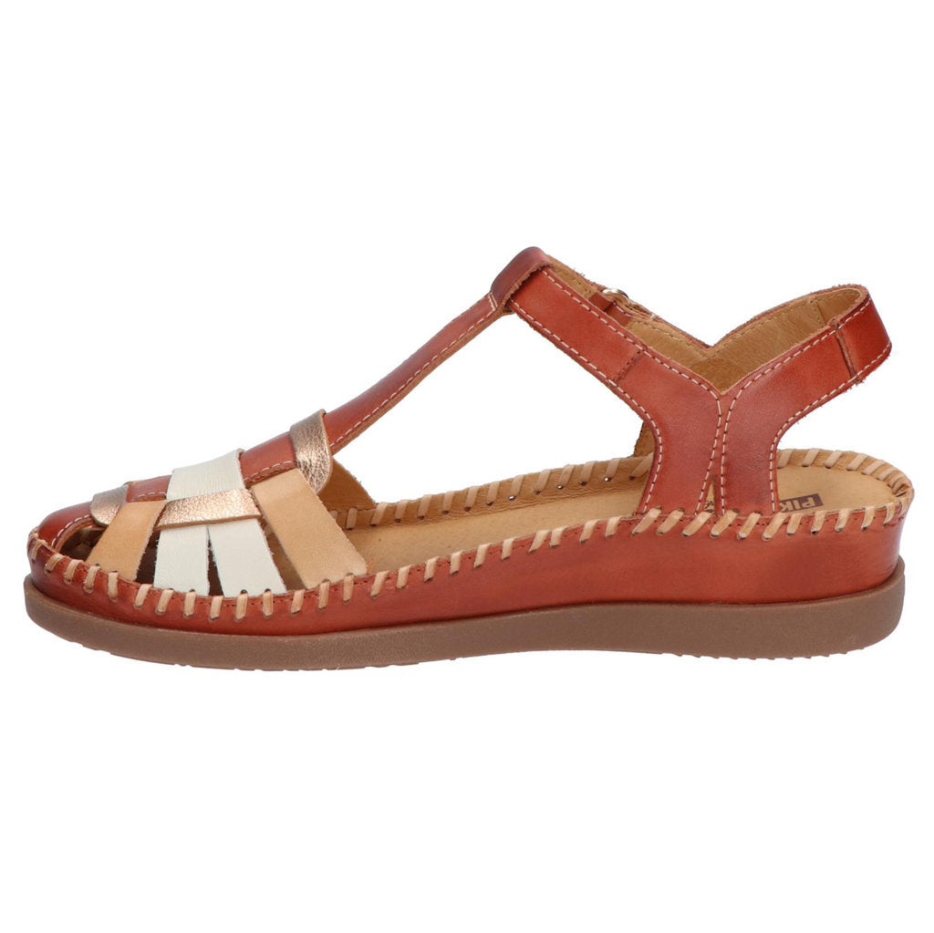 Pikolinos Cadaques W8K-0965C1 Leather Womens Sandals#color_brick