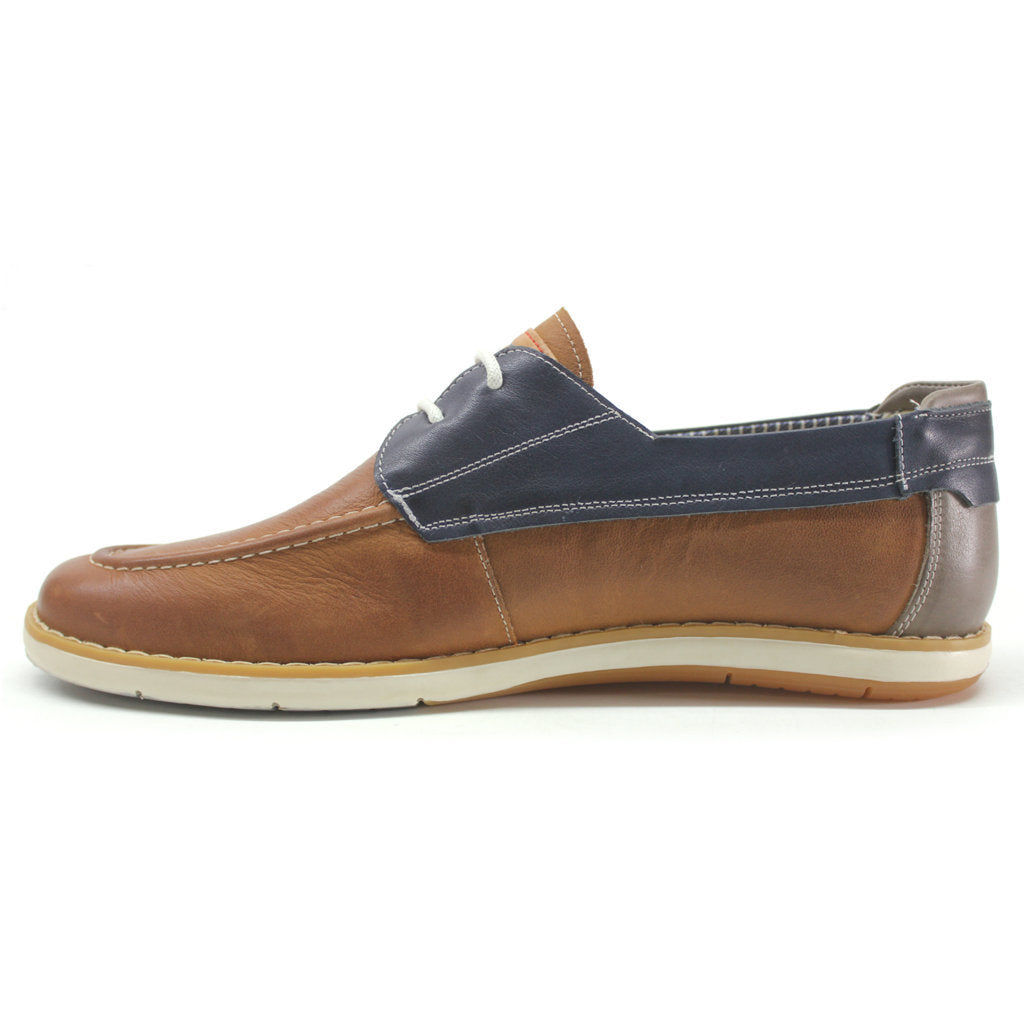 thumbnail image 2 of Men's Leather Boat Shoes JUCAR M4E-1035 | Outlet 2 of 11