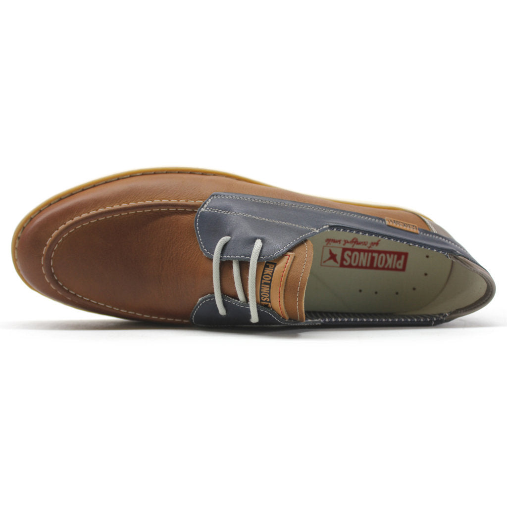 Pikolinos Jucar M4E-1035BFC1 Leather Mens Shoes#color_brandy